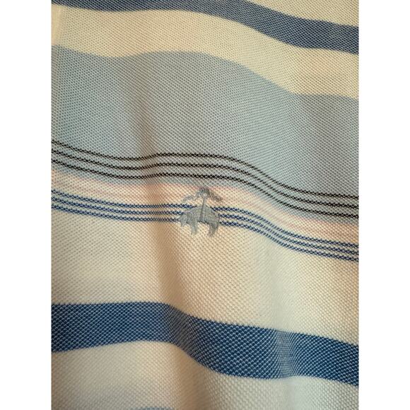 Brooks Brothers Slim Fit Performance Polo Striped Spring Colors XL - Picture 3 of 10